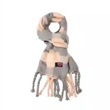 红豆 温暖柔软时尚百搭礼盒装 定制卡片代写 涤纶 绒线围巾 男女同款情侣款