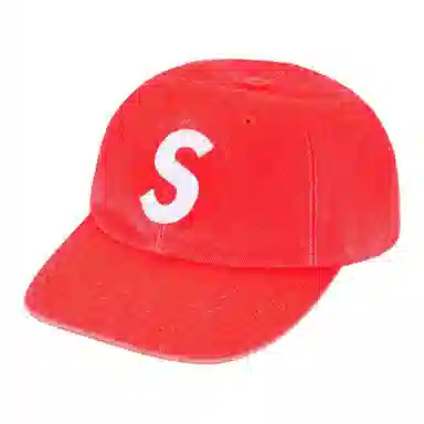 Supreme FW25 Week 6 Pigment Coated Canvas S Logo 6-Panel