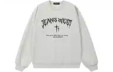 JEANSWEST Flame Print Crewneck Sweatshirt