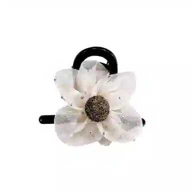 希铃 精致花朵设计 网纱 发夹 女款