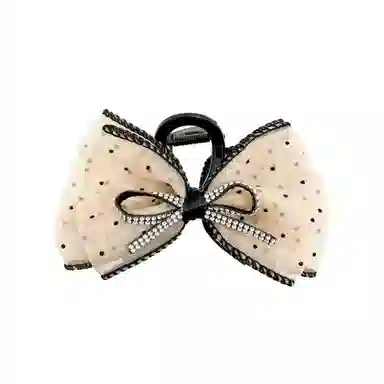 希铃 精致优雅蝴蝶结 气质 网纱 发夹 女款