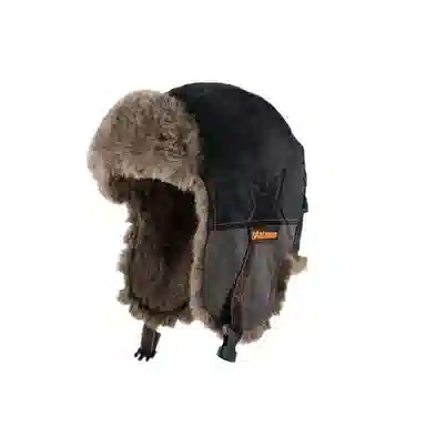 艾佳微 加绒加厚保暖骑行护耳软顶帽东北户外防风滑雪 涤纶 雷锋帽 男女同款情侣款