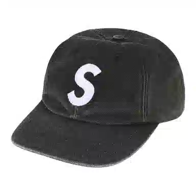Supreme FW25 Week 6 Pigment Coated Canvas S Logo 6-Panel