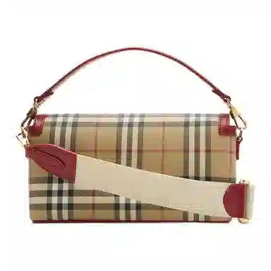 Burberry Colorblock Stripe Tote Small