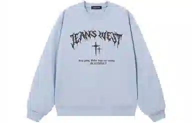 JEANSWEST Flame Print Crewneck Sweatshirt