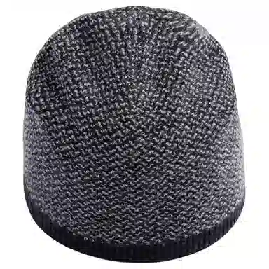 红豆 品牌简约针织保暖防风防寒冷帽 羔羊毛 绒线帽 男款