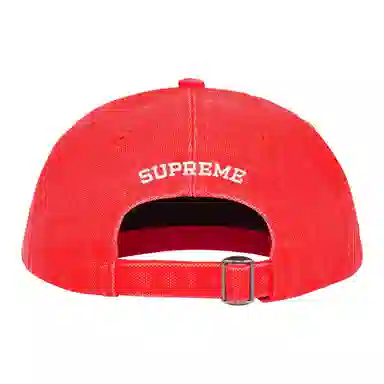 Supreme FW25 Week 6 Pigment Coated Canvas S Logo 6-Panel