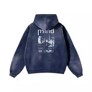 MIND ERROR Vintage Fleece Hoodie