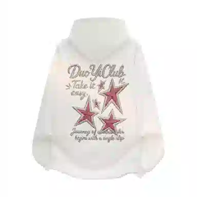 Duoyi Red Star Logo Pullover Down Jacket