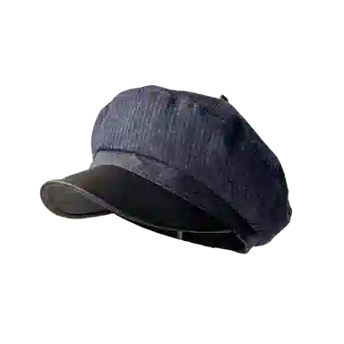 朵澜 时尚显脸小复古风 腈纶 贝雷帽 女款 深蓝色