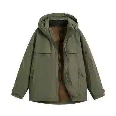 FORHUG Basic Unisex Down Jacket Hoodie