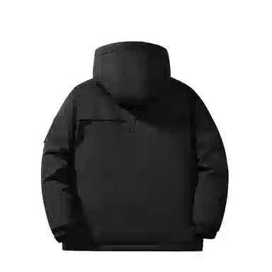 棉基因 冬季纯色多口袋拉链优质棉棒球服保暖高个小个子日系男简约潮流夹棉袄子美式高街工装风青少年职场通勤学院风棉衣外套 男女同款