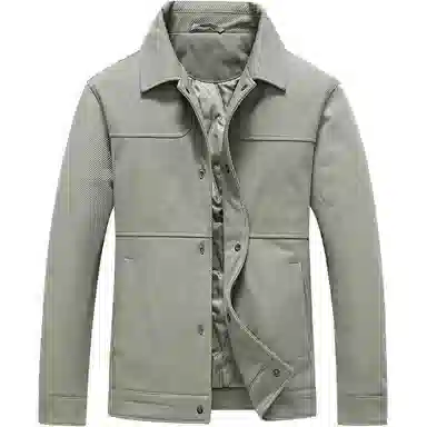 斯巴奴 翻领工装加棉冬季棉服纯色百搭通勤夹克 男款
