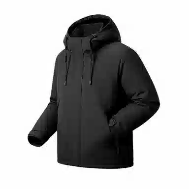 鸭鸭 新山系系列 纯色连帽厚款羽绒服 男女同款