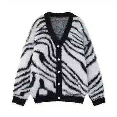 BJHG Reckless Vintage Zebra Cardigan