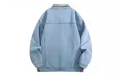 大卫贝肯 美式嘻哈高街水洗复古做旧日系基础款简约高级感工装大口袋休闲百搭宽松翻领加厚保暖牛仔外套 男女同款