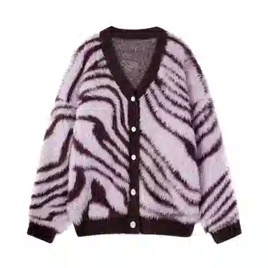 BJHG Reckless Vintage Zebra Cardigan