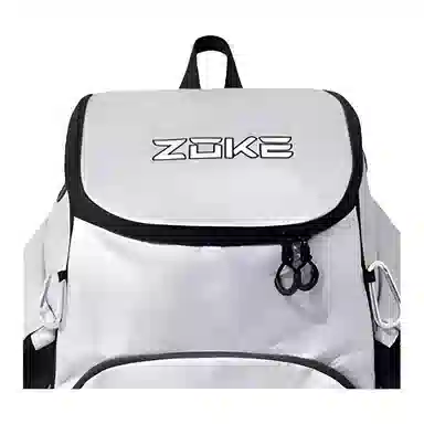 ZOKE Colorblock Backpack Silver