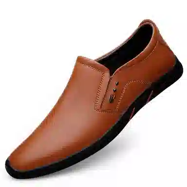 British Knight Slip-On Leather Shoes