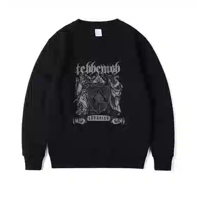 莫代尔 秋冬百搭个性街头风潮流舒适嘻哈美式多色可选卫衣打底衣 男女同款