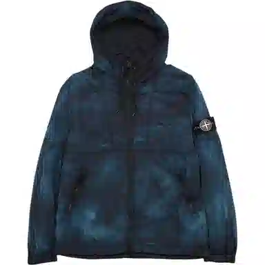 Stone Island Skin Touch Nylon-TC Jacket Blue Mix