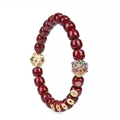 钰澜文玩 五路财神系列-关公 星月菩提 手串 男女同款情侣款