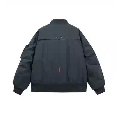 The Simpsons Streetwear Graffiti Embroidered Down Jacket