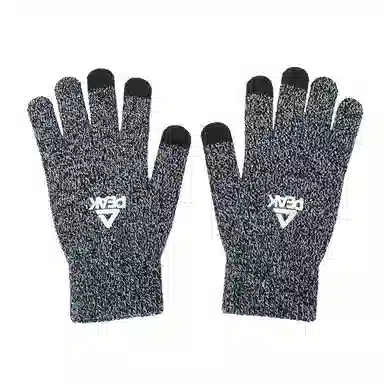 匹克 保暖加绒毛线骑行东北防寒防风可触屏 聚酯纤维 绒线手套 男女同款情侣款