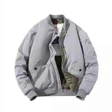 沐诚阳译 棒球服情侣春秋冬季飞行员棉服夹棉男生加厚百搭外套夹克 男女同款
