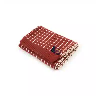 红豆 简约时尚舒适百搭 涤纶 绒线围巾 男女同款情侣款