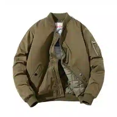 沐诚阳译 棒球服情侣春秋冬季飞行员棉服夹棉男生加厚百搭外套夹克 男女同款