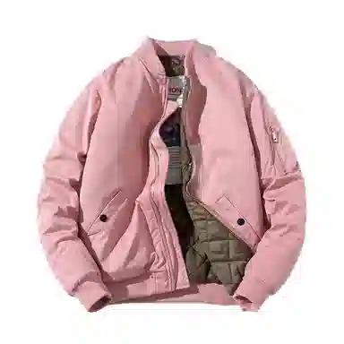 沐诚阳译 棒球服情侣春秋冬季飞行员棉服夹棉男生加厚百搭外套夹克 男女同款