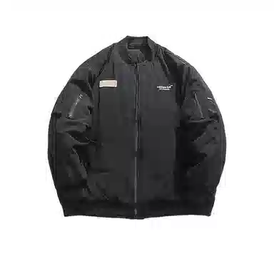 沐诚阳译 美式复古工装加厚飞行员飞行服棒球棉服情侣宽松冬季外套夹克 男女同款
