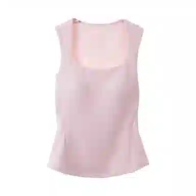 内在密码 方领保暖吊带带胸垫加绒显瘦无袖上衣单件秋衣冬季打底内搭背心 女款