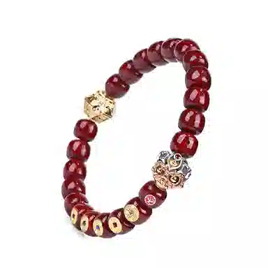 钰澜文玩 五路财神系列-关公 星月菩提 手串 男女同款情侣款