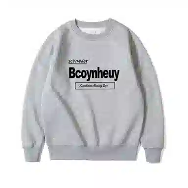 莫代尔 秋冬复古百搭设计感高街休闲嘻哈宽松街头风个性长袖大码卫衣打底衣 男女同款