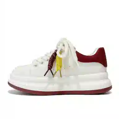 乐乐鱼 运动休闲厚底日常舒适百搭潮流 包裹性耐磨 低帮 板鞋 女