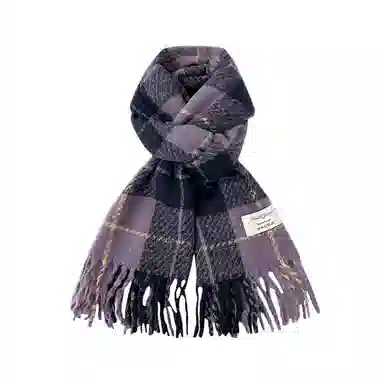 恩僾德 小众百搭高颜值保暖 聚酯纤维 绒线围巾 男女同款情侣款