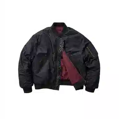 BENMYSHOWER 3M Vintage Reversible Bomber Jacket