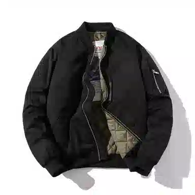 沐诚阳译 棒球服情侣春秋冬季飞行员棉服夹棉男生加厚百搭外套夹克 男女同款