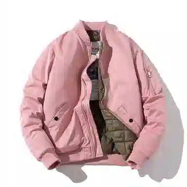沐诚阳译 棒球服情侣春秋冬季飞行员棉服夹棉男生加厚百搭外套夹克 男女同款