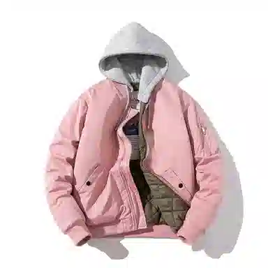 沐诚阳译 棒球服情侣春秋冬季飞行员棉服夹棉男生加厚百搭外套夹克 男女同款