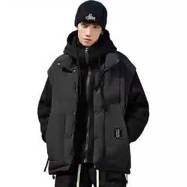 Yinlang Shijia Two-in-One Hoodie Down Jacket