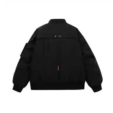 The Simpsons Streetwear Graffiti Embroidered Down Jacket