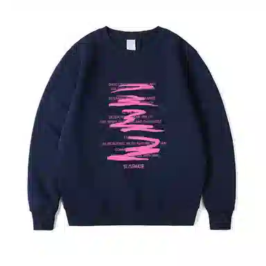 莫代尔 秋冬百搭个性简约加大码数美式嘻哈潮流街头风舒适卫衣打底衣 男女同款