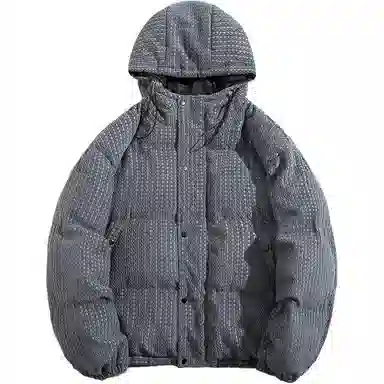 Zero American Street Retro Corduroy Hoodie Puffer