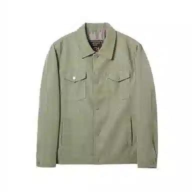 卡丹狄诺 经典翻领皮夹克男秋冬轻商务立体剪裁宽松休闲单排扣铆钉美式复古工装高街外套高级感行政皮衣 男款