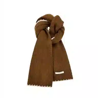 恩僾德 小香风保暖高级百搭高颜值小众 聚酯纤维 绒线围巾 男女同款情侣款