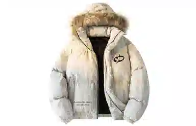 PAEFA Vintage Tie-Dye Puffer Jacket