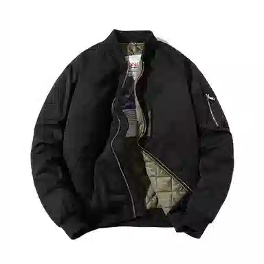 沐诚阳译 棒球服情侣春秋冬季飞行员棉服夹棉男生加厚百搭外套夹克 男女同款